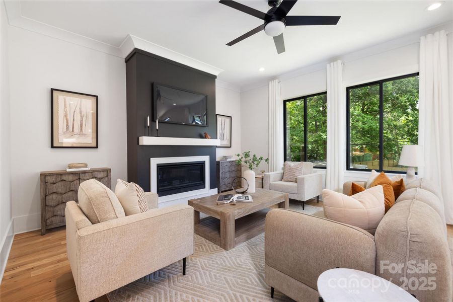 Furnished interior view inside a new home in , Charlotte (Image 13).