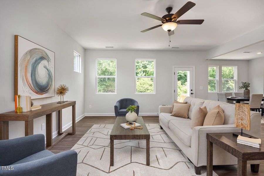 Furnished interior view inside a new home in Wellers Knoll, Lillington (Image 101).