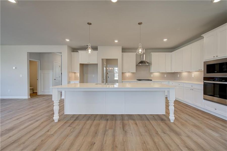 Furnished interior view inside a new home in Cambria at Traditions, Hampton (Image 14).
