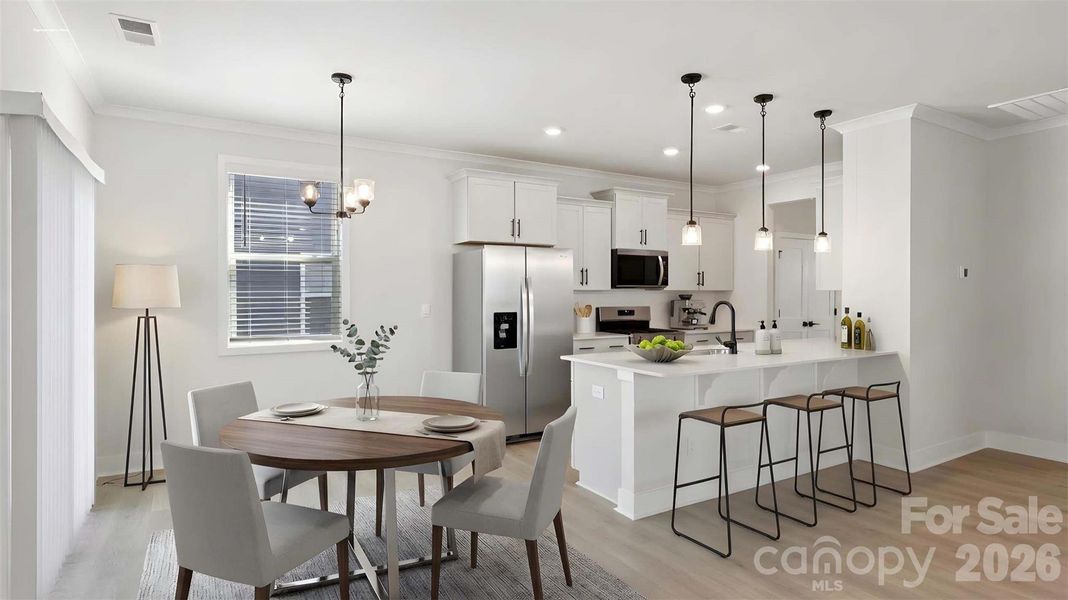 Furnished interior view inside a new home in Oak Grove Hill, Huntersville (Image 10).