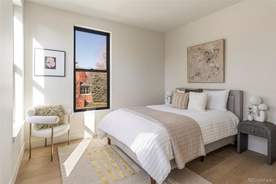 Furnished interior view inside a new home in , Denver (Image 6).