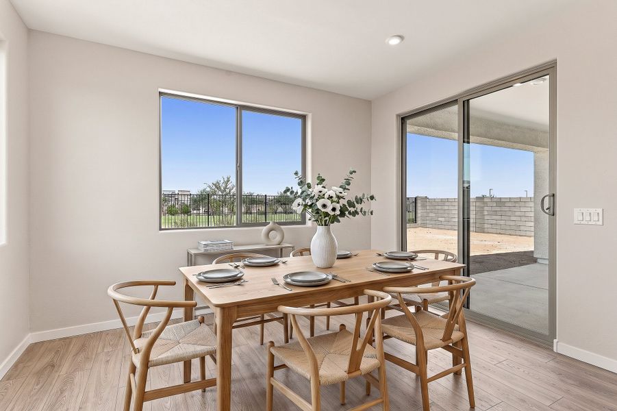 Furnished interior view inside a new home in Marbella at Windrose, Waddell (Image 9).