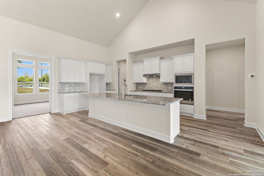 Furnished interior view inside a new home in Legend Park, Castroville (Image 7). Furnished interior view inside a new home in Legend Park, Castroville (Image 7).