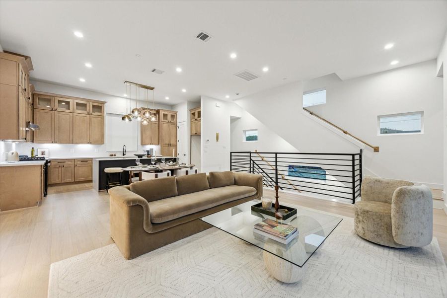 Furnished interior view inside a new home in , Houston (Image 15). Furnished interior view inside a new home in , Houston (Image 15).