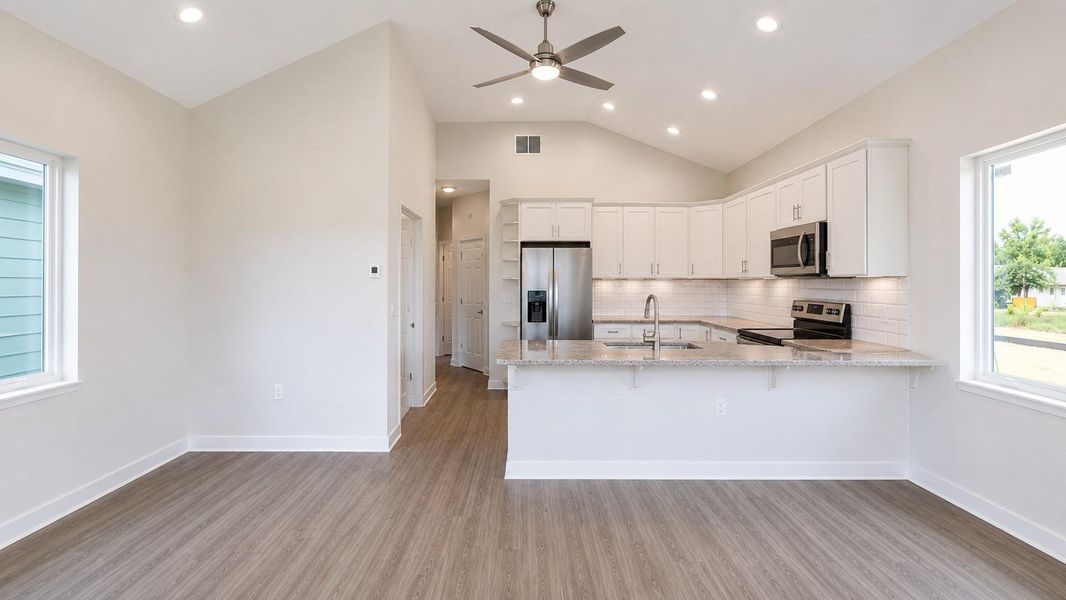 AI Rendering of what the builder/seller expects it to look like once the home is complete.