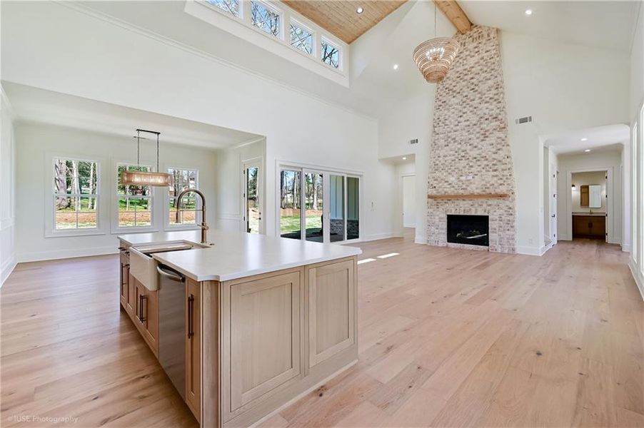 Furnished interior view inside a new home in , Pendergrass (Image 7).