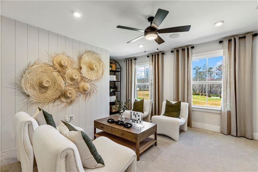 Furnished interior view inside a new home in Ashworth Estates, Powder Springs (Image 13). Furnished interior view inside a new home in Ashworth Estates, Powder Springs (Image 13).