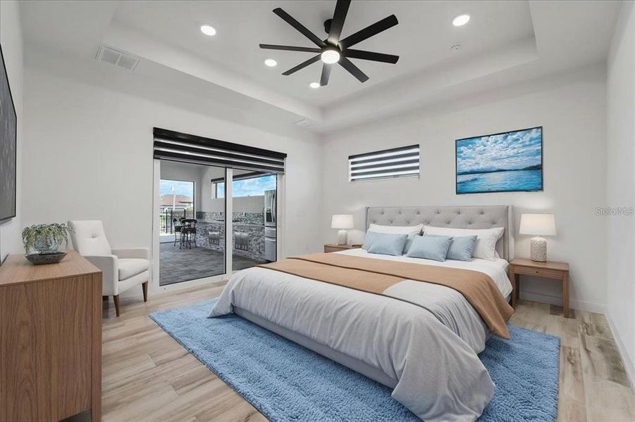 Furnished interior view inside a new home in , Port Charlotte (Image 15).