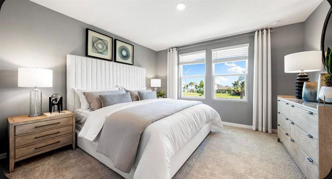 Primary Bedroom - Builder photo