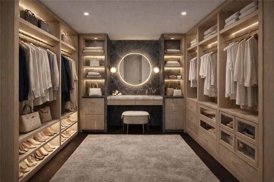 Furnished interior view inside a new home in , Fairburn (Image 6).