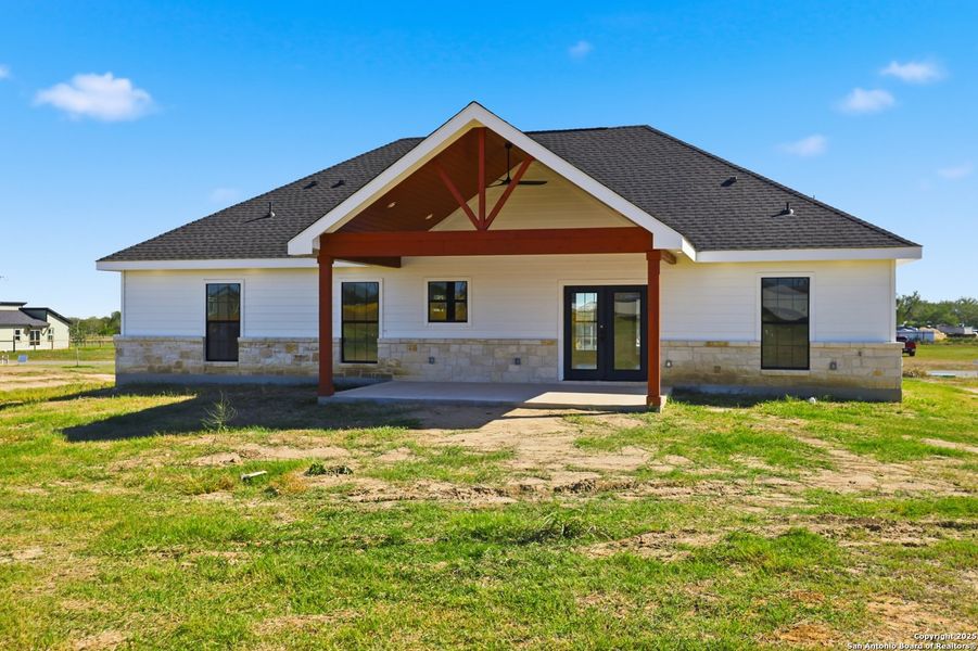 Exterior details and patio area of a home in , Atascosa (Image 24). Exterior details and patio area of a home in , Atascosa (Image 24).