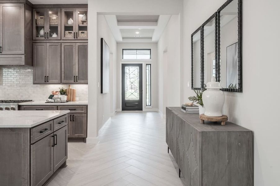 Representative furnished interior of a home built from the Carignan by Tri Pointe Homes in Legacy Grove, Montgomery (Image 35).
