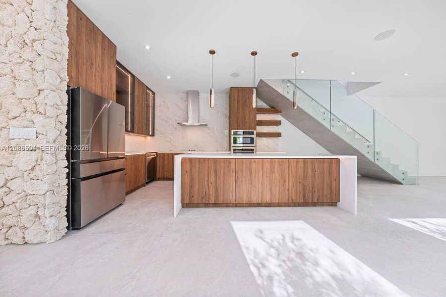 Furnished interior view inside a new home in , Miami (Image 6).