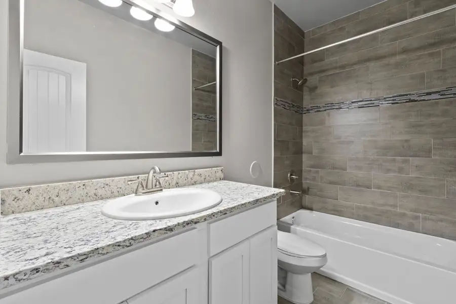 Representative furnished interior of a home built from the Acoma 1652 SSC by Saratoga Homes in Crossland, El Paso (Image 5).