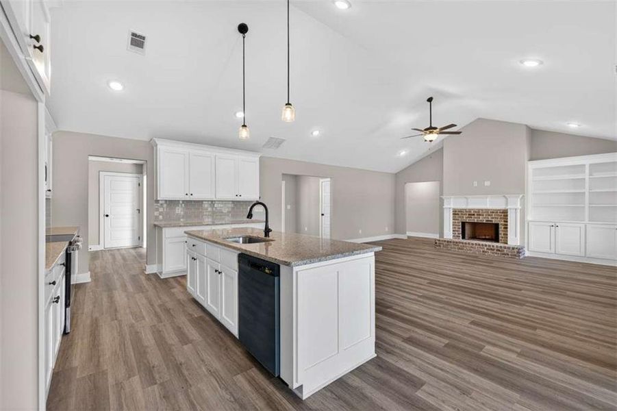 Furnished interior view inside a new home in , Winder (Image 11).