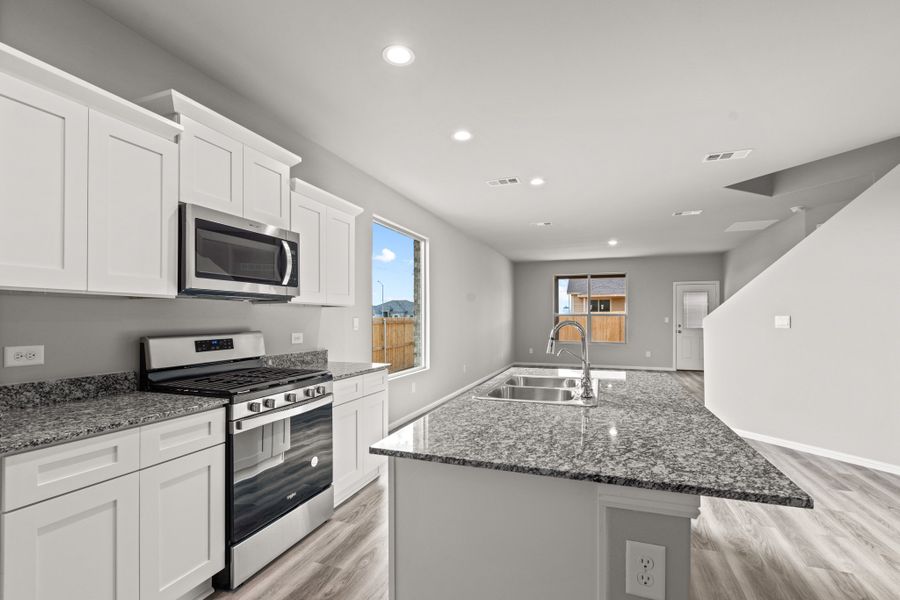 Representative furnished interior of a home built from the Shelby by D.R. Horton in Yukon Ridge, Odessa (Image 7). Representative furnished interior of a home built from the Shelby by D.R. Horton in Yukon Ridge, Odessa (Image 7).