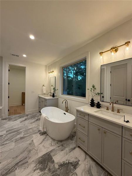 Furnished interior view inside a new home in , Atlanta (Image 7).