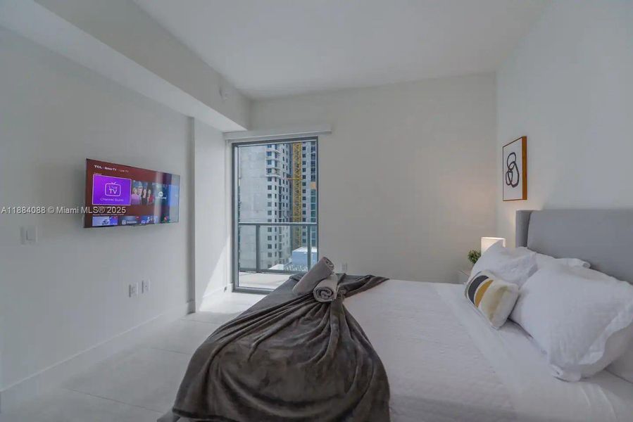 Furnished interior view inside a new home in Smart Brickell, Miami (Image 14).