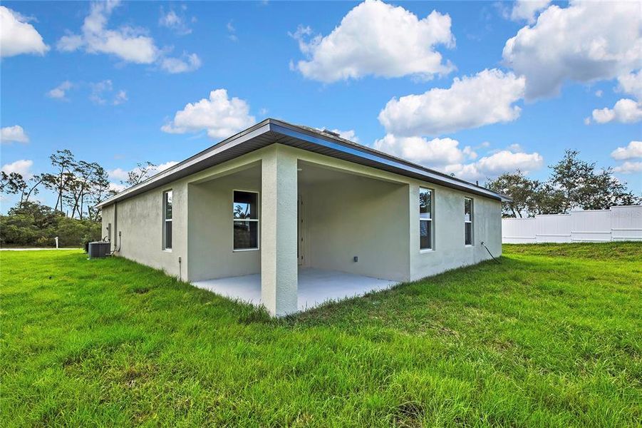 Exterior details and patio area of a home in , Weeki Wachee (Image 3). Exterior details and patio area of a home in , Weeki Wachee (Image 3).