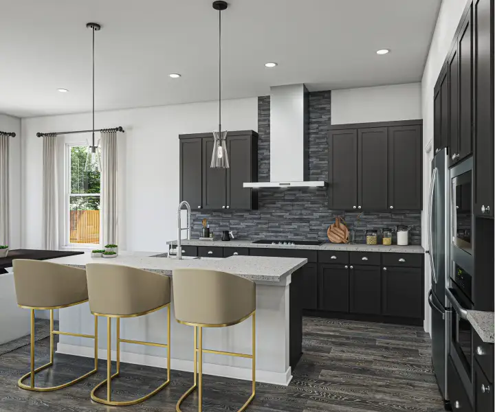 Furnished interior view inside a new home in Park Central, Georgetown (Image 9).