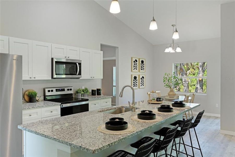 Furnished interior view inside a new home in , North Port (Image 16). Furnished interior view inside a new home in , North Port (Image 16).
