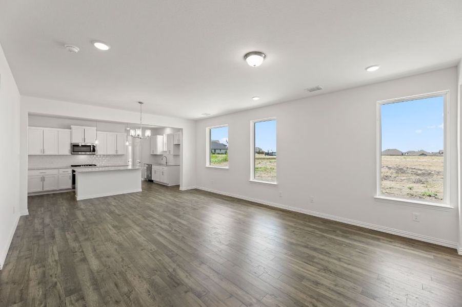 Representative furnished interior of a home built from the Chisholm by UnionMain Homes in Elevon, Lavon (Image 11).