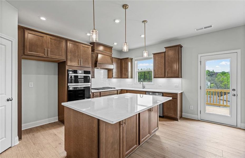 Furnished interior view inside a new home in Sierra Creek, Hoschton (Image 17).