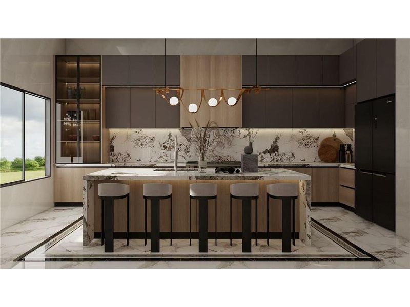 Furnished interior view inside a new home in , Buford (Image 6).