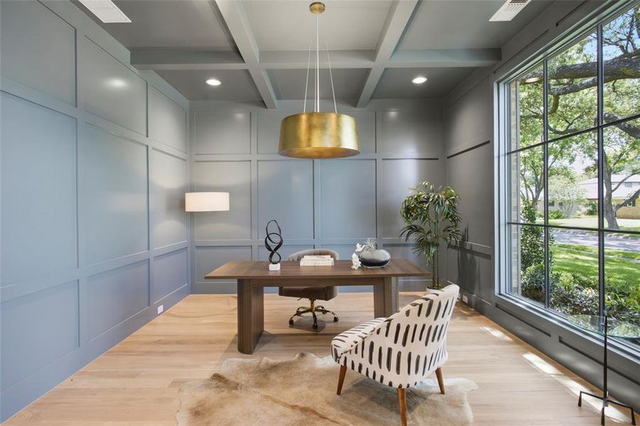 Furnished interior view inside a new home in , Dallas (Image 6).