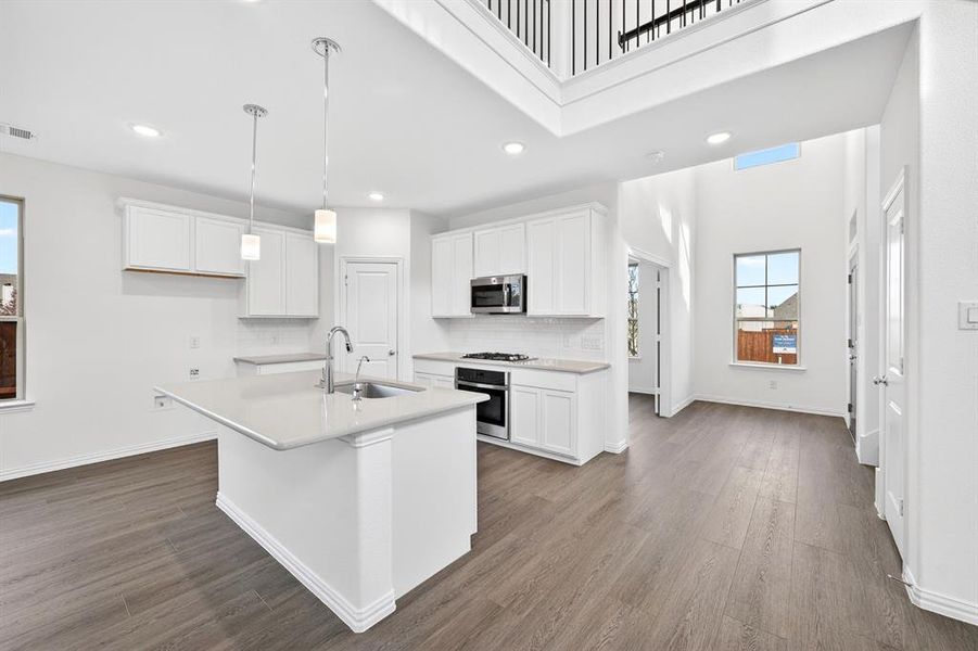 Furnished interior view inside a new home in Tarrytown, Crowley (Image 14).