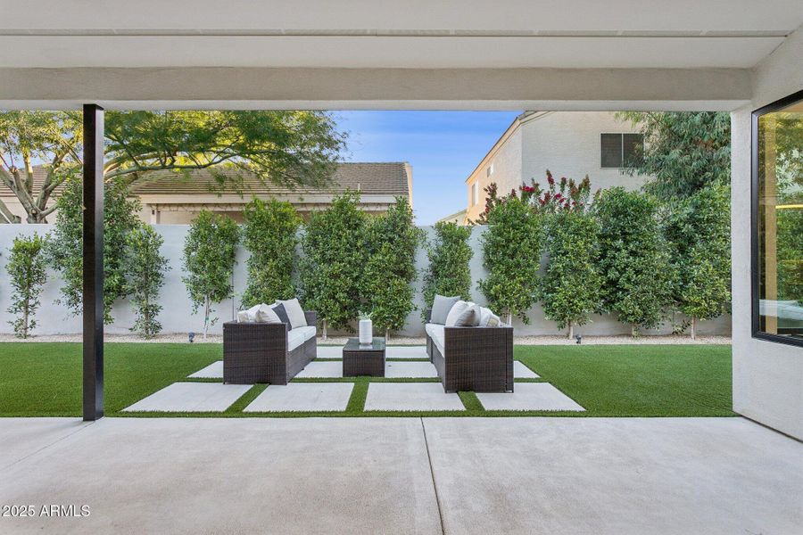 Covered patio Covered patio