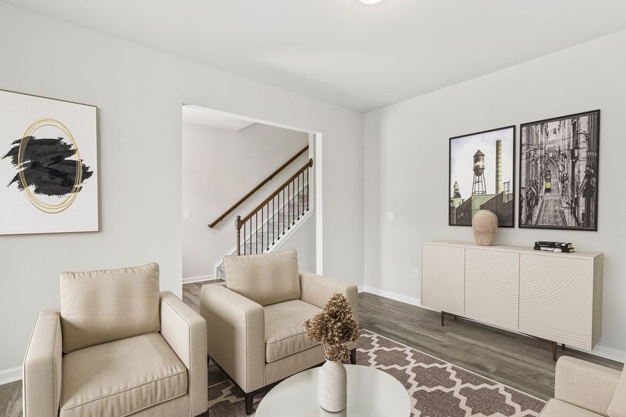 Furnished interior view inside a new home in Zanes Creek, Inman (Image 6).