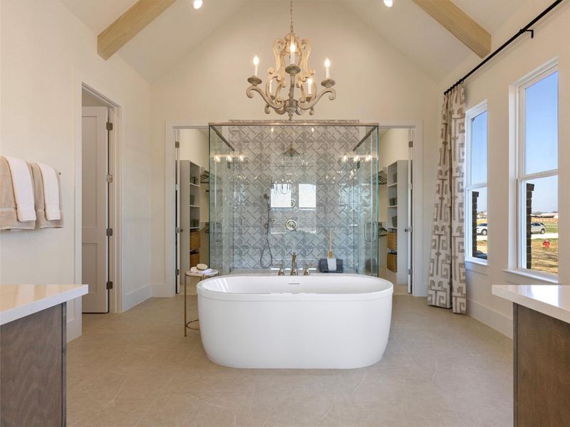 Furnished interior view inside a new home in , Smithville (Image 29).