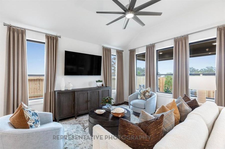 Furnished interior view inside a new home in Treeline, Justin (Image 18).