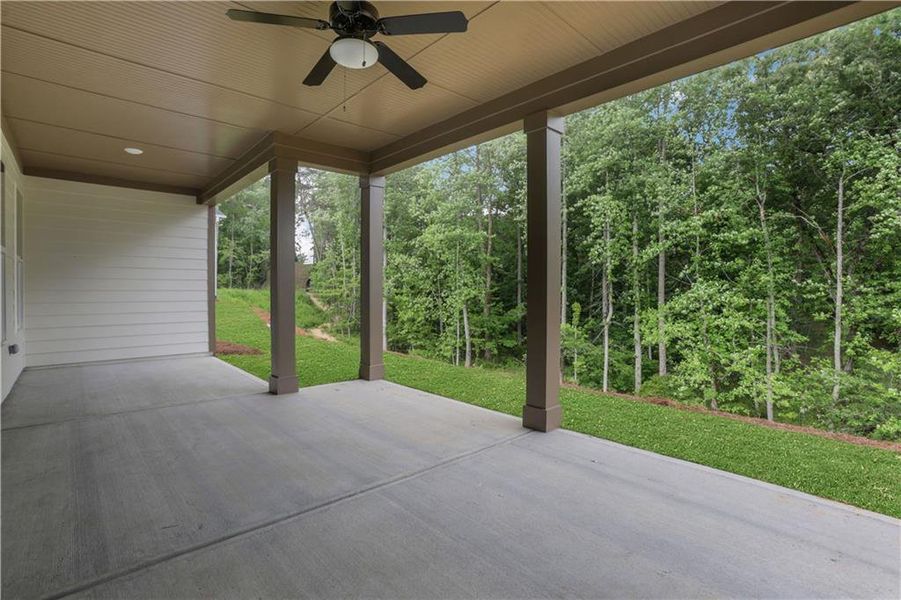 Exterior details and patio area of a home in Arbor West, Dawsonville (Image 4).