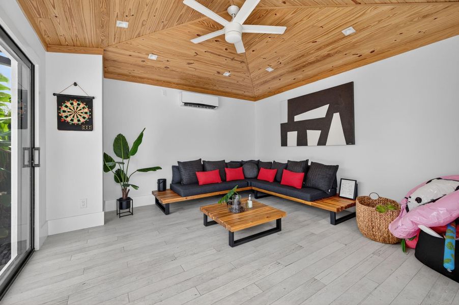 A/C controlled private pool house, 12x12. A/C controlled private pool house, 12x12.