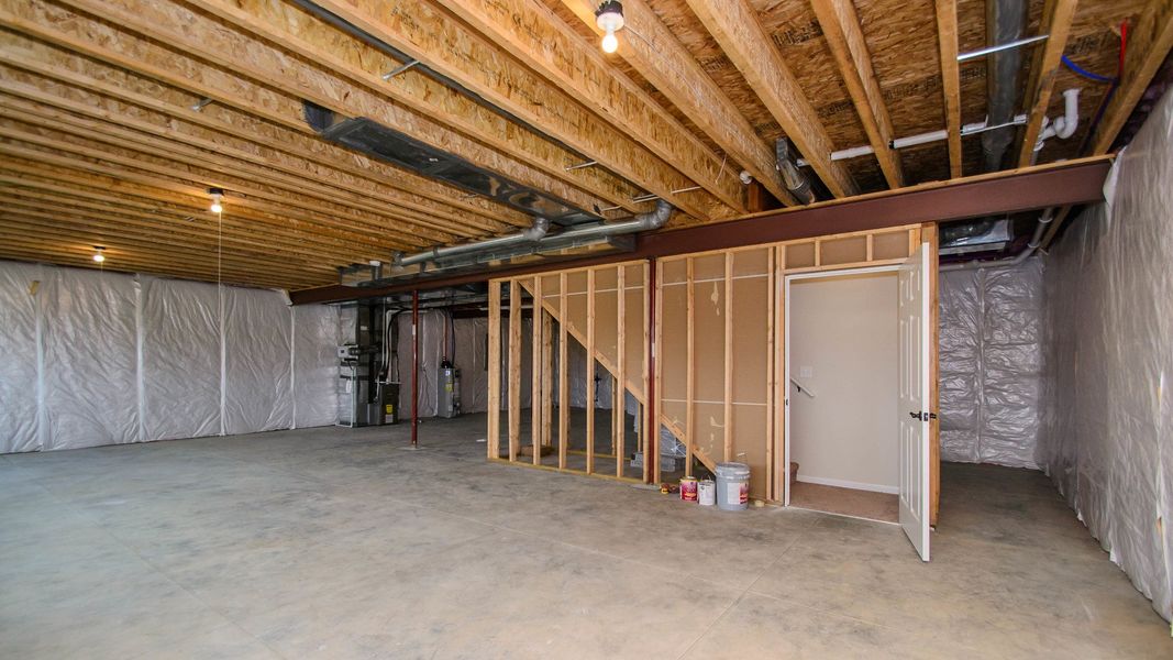 Construction in progress for homes built from the The Abington by Norfolk Homes in Valleys, Jackson, MI (Image 84).