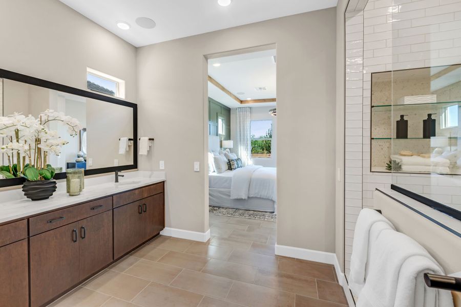 Representative furnished interior of a home built from the Hibiscus by Mattamy Homes in Tavira at Twin Peaks, Oro Valley (Image 27).