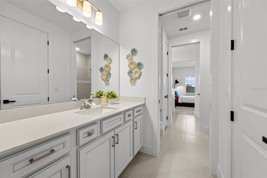 Furnished interior view inside a new home in , Wesley Chapel (Image 37).