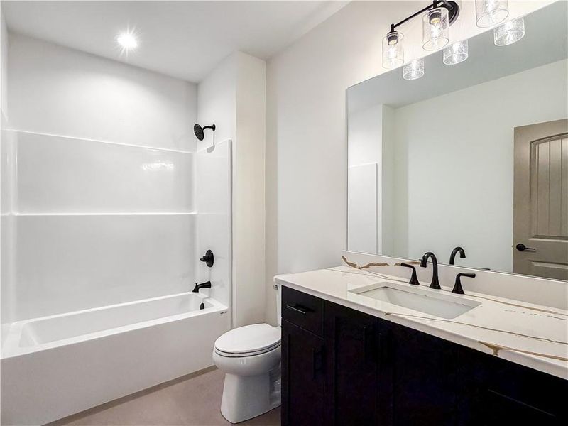 Furnished interior view inside a new home in , Ellijay (Image 8).