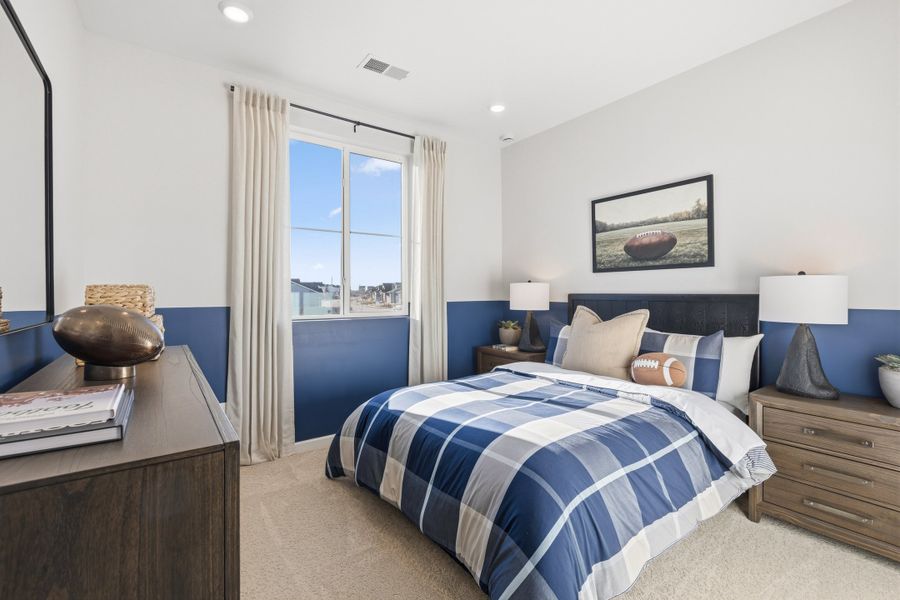 Representative furnished interior of a home built from the 4904 by Risewell Homes in The Aurora Highlands, Aurora (Image 16).