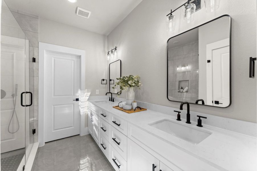 Furnished interior view inside a new home in , Houston (Image 13).