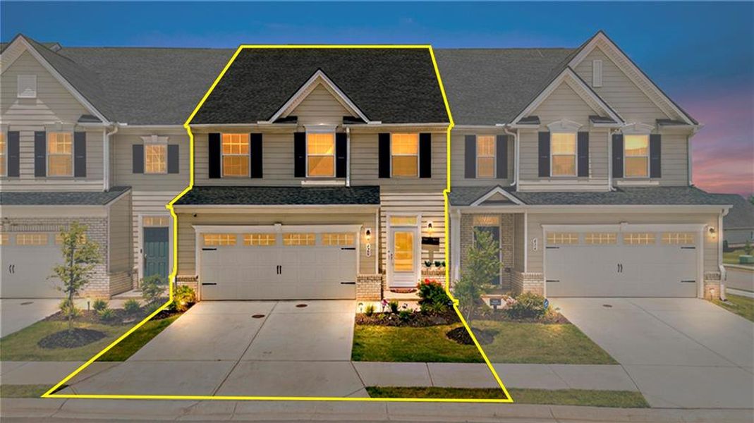 Front exterior of a new home in , McDonough, GA, highlighting curb appeal (Image 22). Front exterior of a new home in , McDonough, GA, highlighting curb appeal (Image 22).