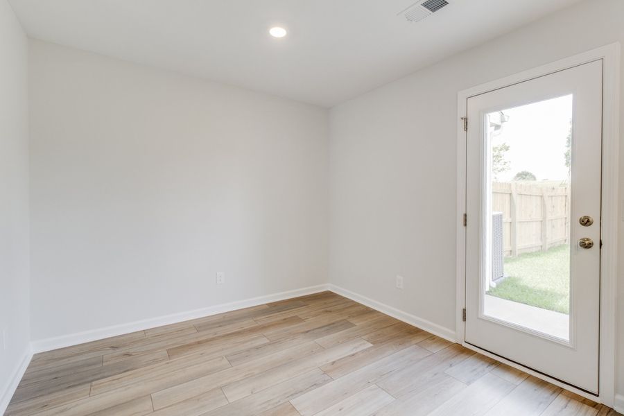 Spacious, unfurnished interior of a new home in Astoria, Columbia (Image 17). Spacious, unfurnished interior of a new home in Astoria, Columbia (Image 17).