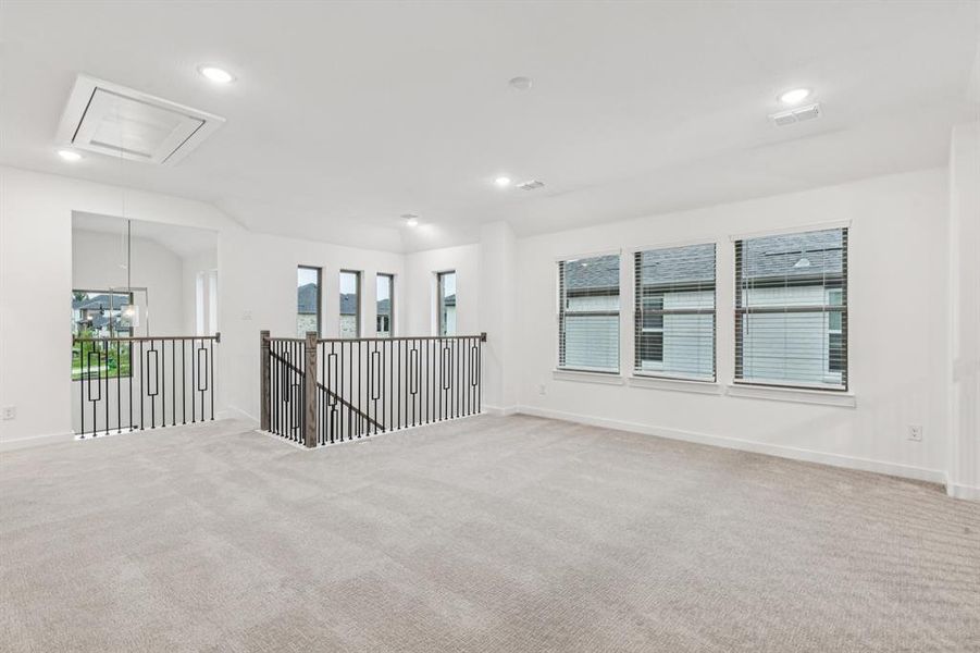 Game Room in the Picasso II home plan by Trophy Signature Homes – REPRESENTATIVE PHOTO