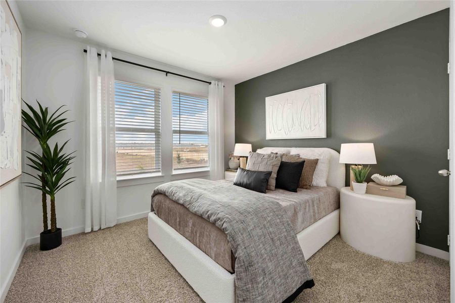 Furnished interior view inside a new home in Grand West, Houston (Image 17).