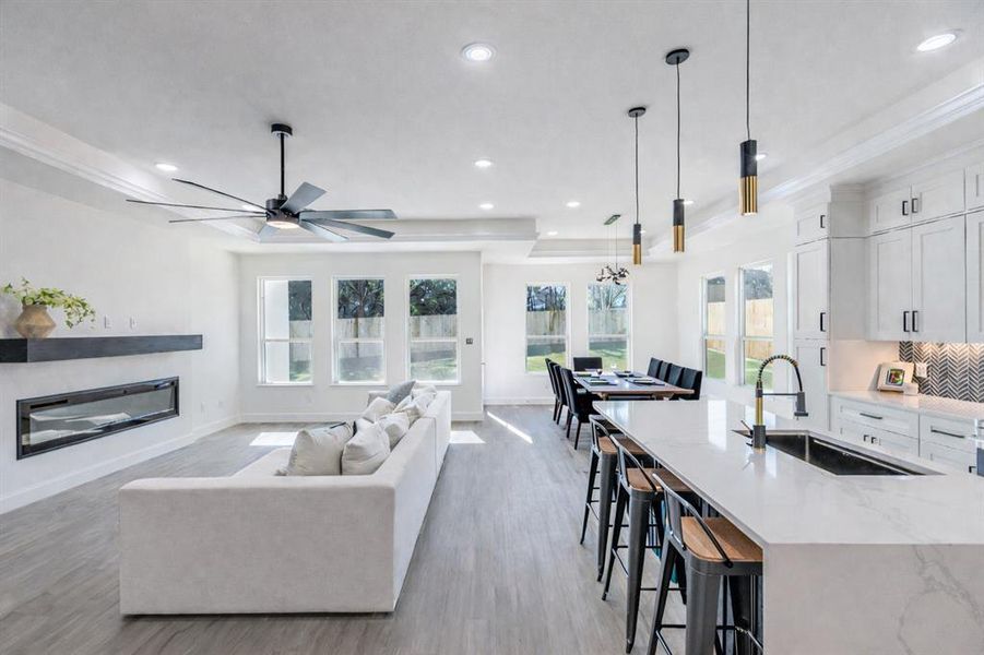 Furnished interior view inside a new home in , Granbury (Image 14).