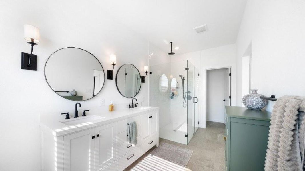 Furnished interior view inside a new home in , League City (Image 12).