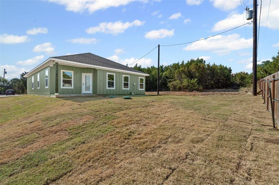 Exterior details and patio area of a home in , Granbury (Image 28). Exterior details and patio area of a home in , Granbury (Image 28).