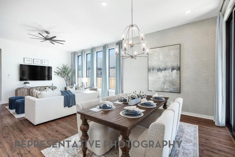 Furnished interior view inside a new home in Parkside On The River, Georgetown (Image 12). Furnished interior view inside a new home in Parkside On The River, Georgetown (Image 12).